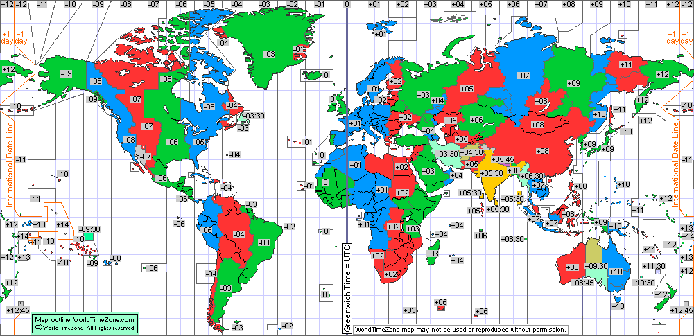 gmt 5 time zone