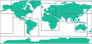 Large World Time Zone Map